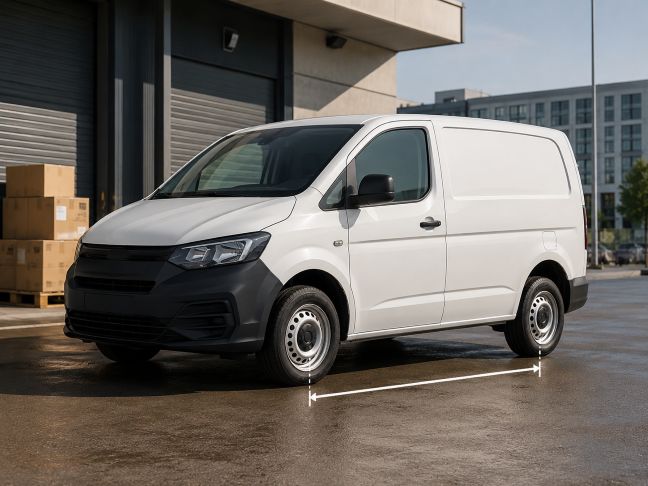 Short wheelbase van example for Central England van hire
